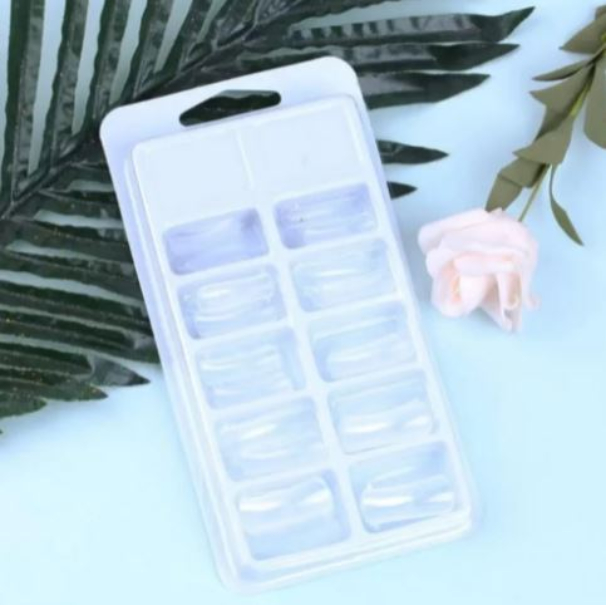 Tips 100 Pzas Moldes Dual System Para Uña Acrílica Polygel