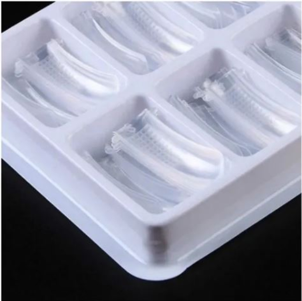 Tips 100 Pzas Moldes Dual System Para Uña Acrílica Polygel