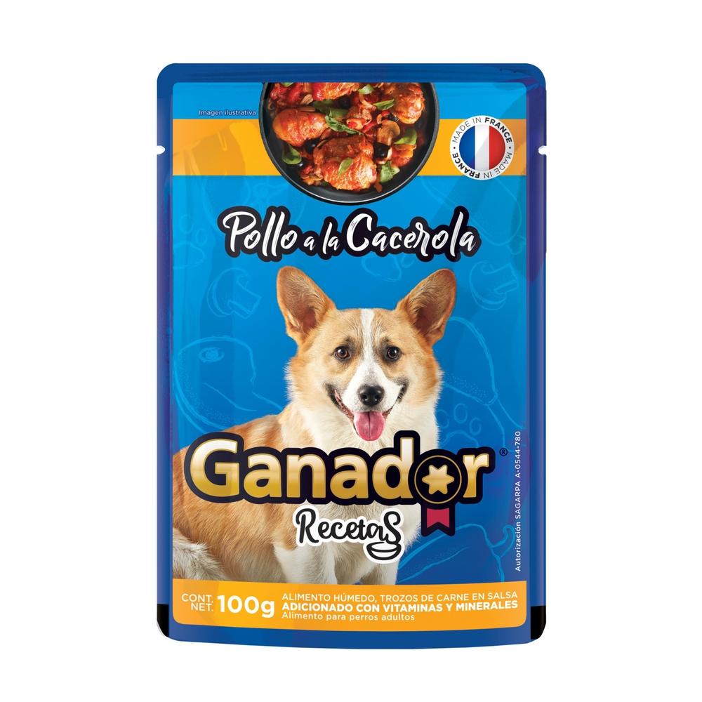 Alimento Húmedo Sobre Ganador Recetas Pollo a la Cacerola 100gr
