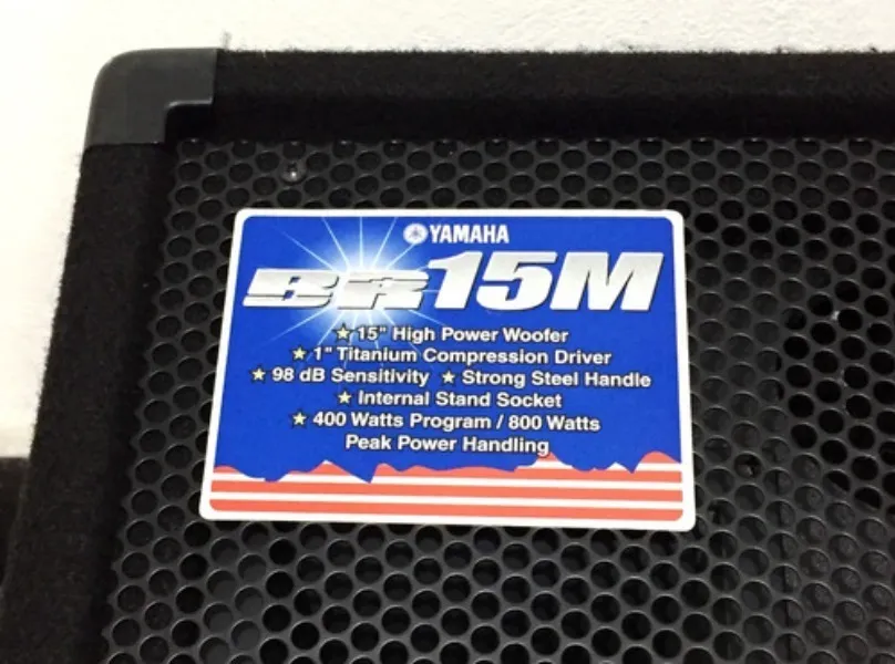 Bafle Pasivo Monitor De Piso Bocina 15 Pulgadas Br15m Yamaha