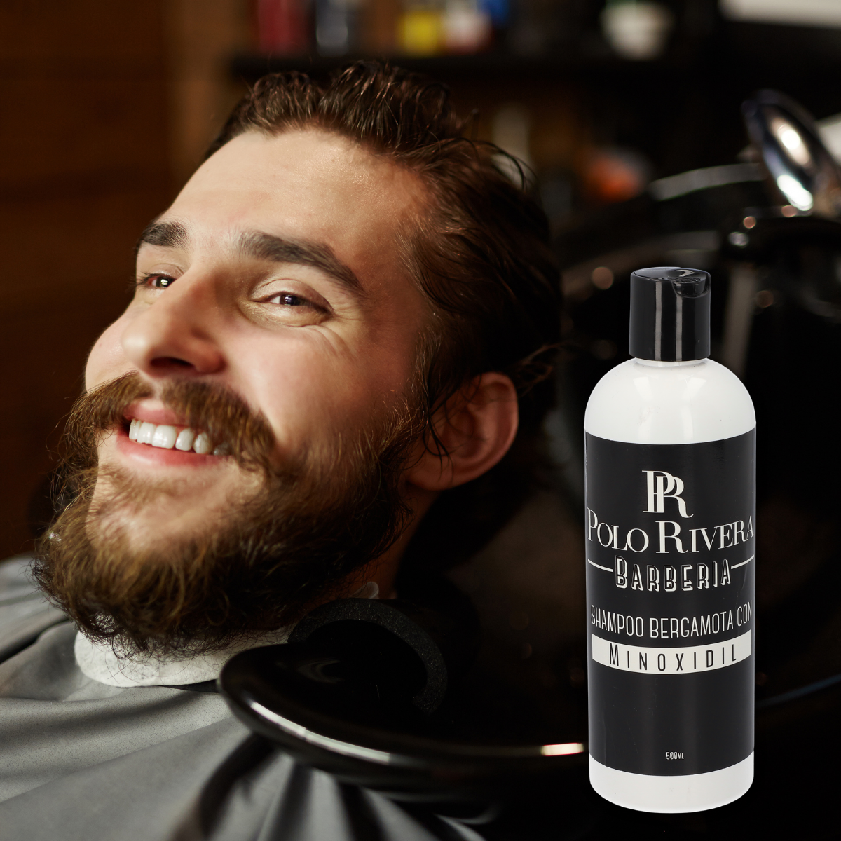 Shampoo Minoxidil Bergamota Hidratante Sin Sales PR POLO RIVERA