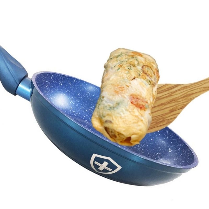 Sarten 24cm 3 Capas Con Antiadherente Ceramica Swiss Silver