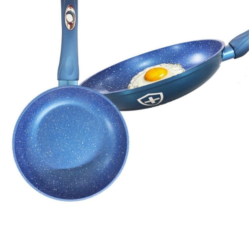 Sarten 24cm 3 Capas Con Antiadherente Ceramica Swiss Silver