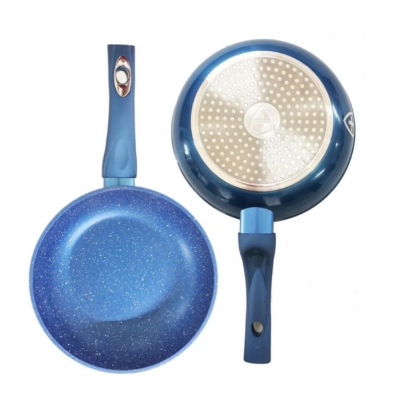 Sarten 28cm 3 Capas Con Antiadherente Ceramica Swiss Silver