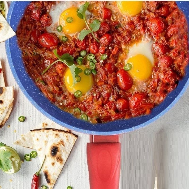 Sarten 28cm 3 Capas Con Antiadherente Ceramica Swiss Silver