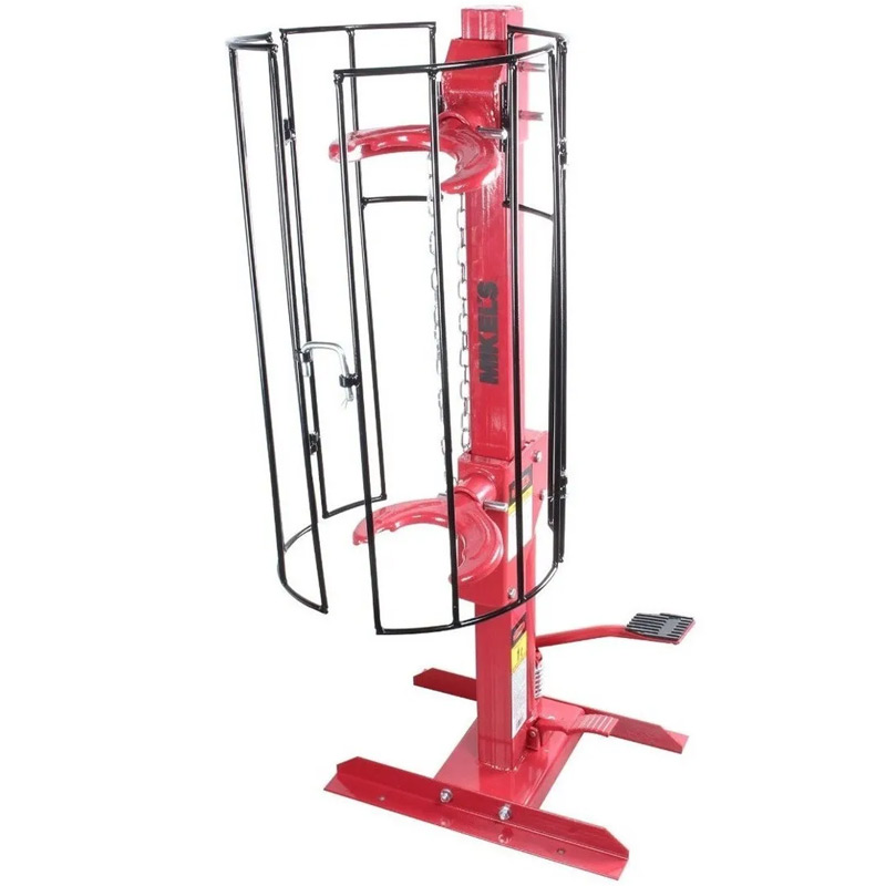 Compresor De Resortes Vertical Fijo Mikels 1 Ton Con Gato