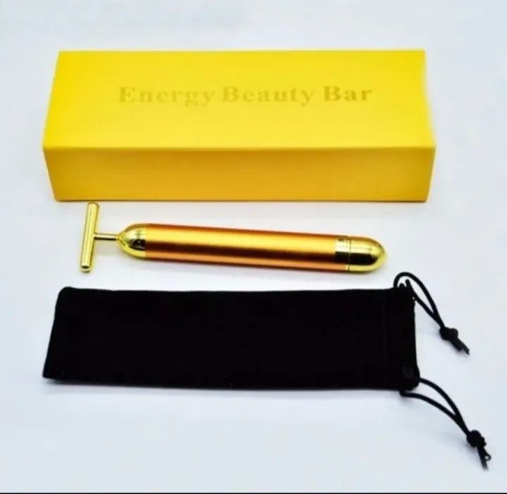 Masajeador Facial 24K Energy Beauty Bar Gold