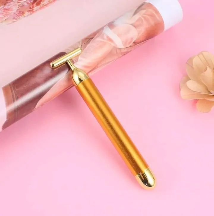 Masajeador Facial 24K Energy Beauty Bar Gold