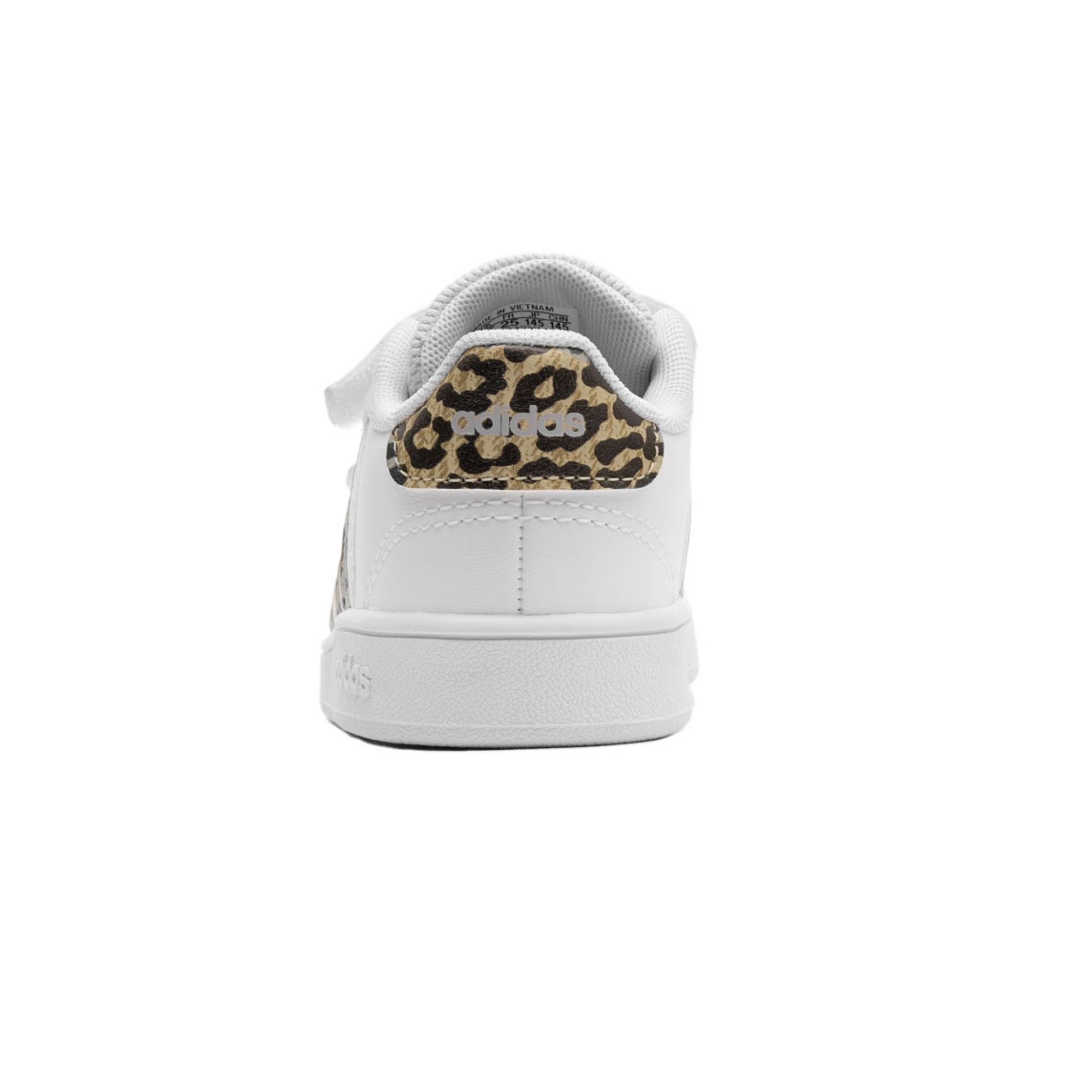 Tenis Adidas Grand Court Animal Print Stripes Bebés Originales FZ3528