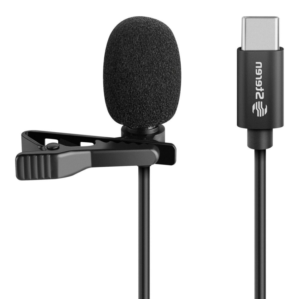 Micrófono USB-C de Solapa para Celular STEREN tablet laptop MOV-033