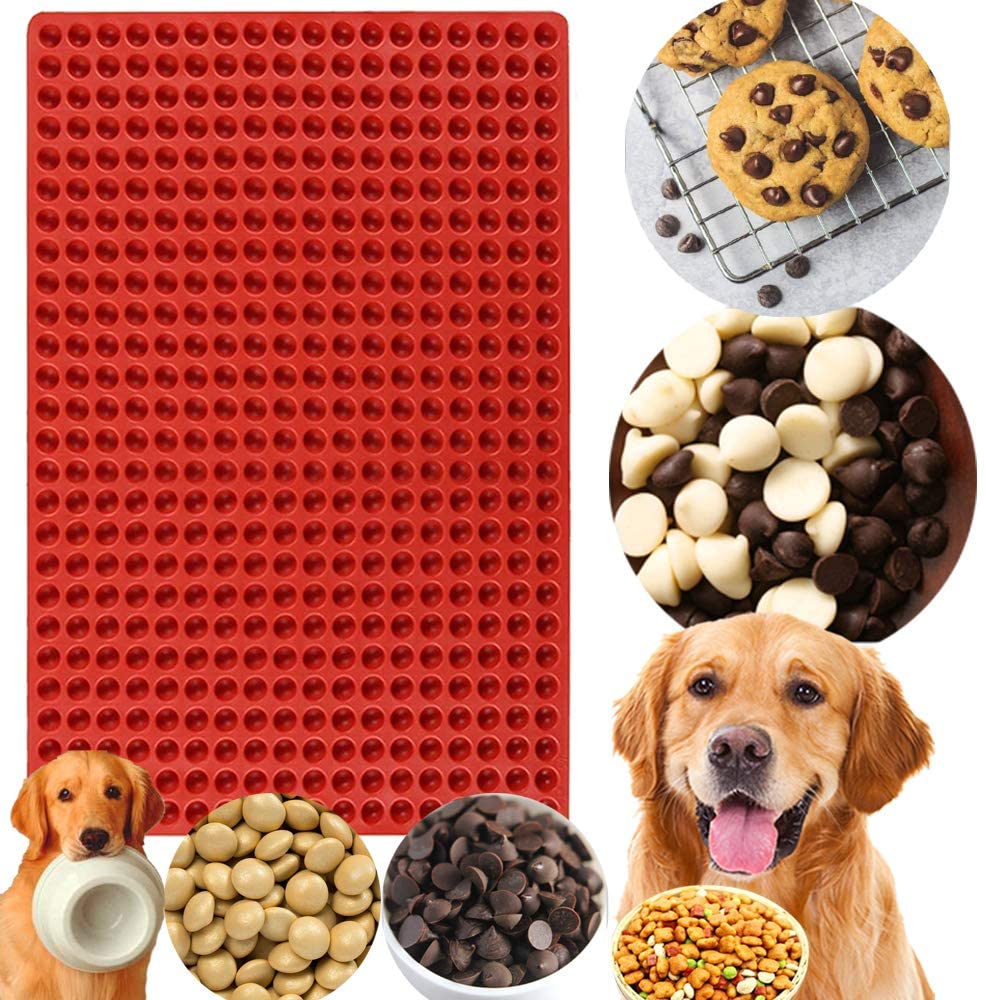 Molde de silicón 468 mini esferas para chispas de chocolate repostería