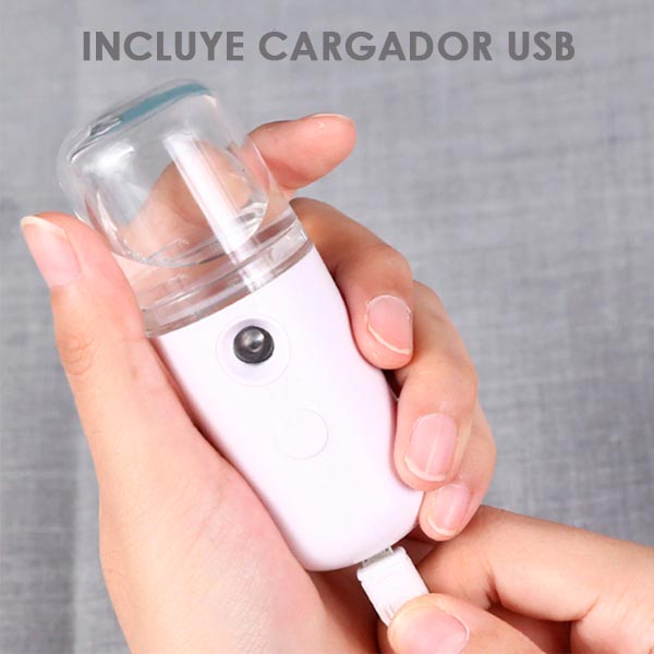 Mini Humidificador Difusor Portátil Facial Nano 