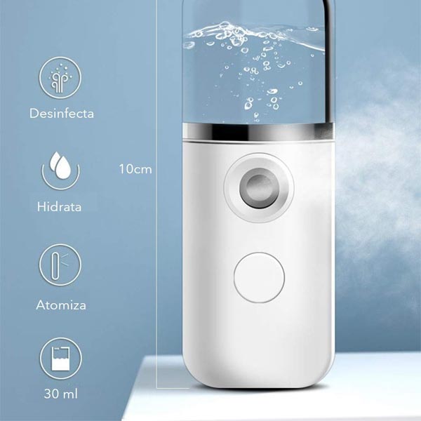Mini Humidificador Difusor Portátil Facial Nano 