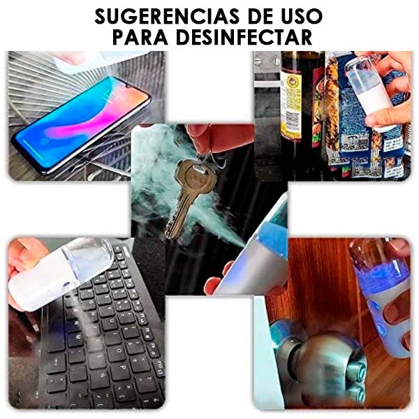 Mini Humidificador Difusor Portátil Facial Nano 