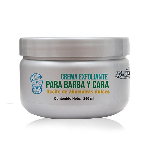 CREMA EXFOLIANTE PARA BARBA Y CARA. 250 g