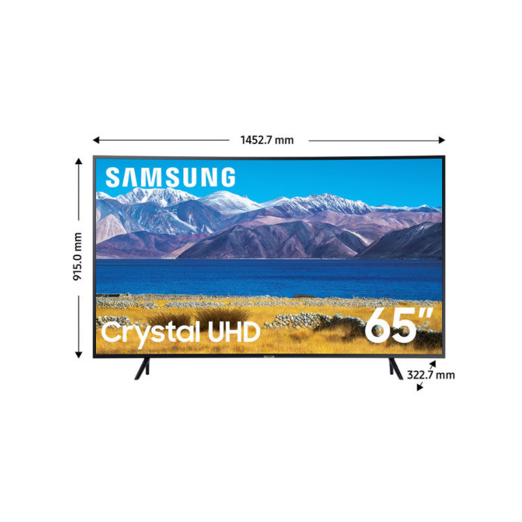 Pantalla Curva LED Samsung UN65TU8300F De 65 Pulgadas 4K UHD CST