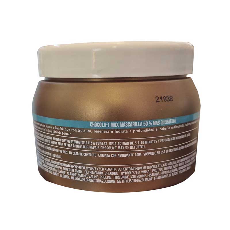 Mascarilla con Doble Keratina para Cabello Maltratado Nefertiti 350g.