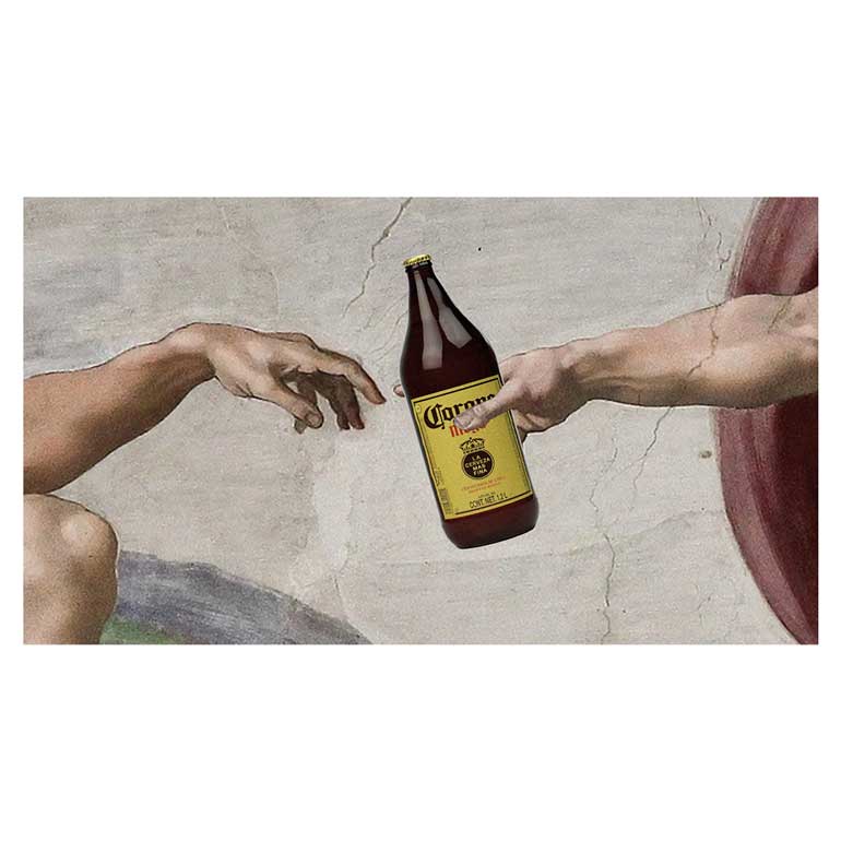 Playera caballero - La creación de la caguama