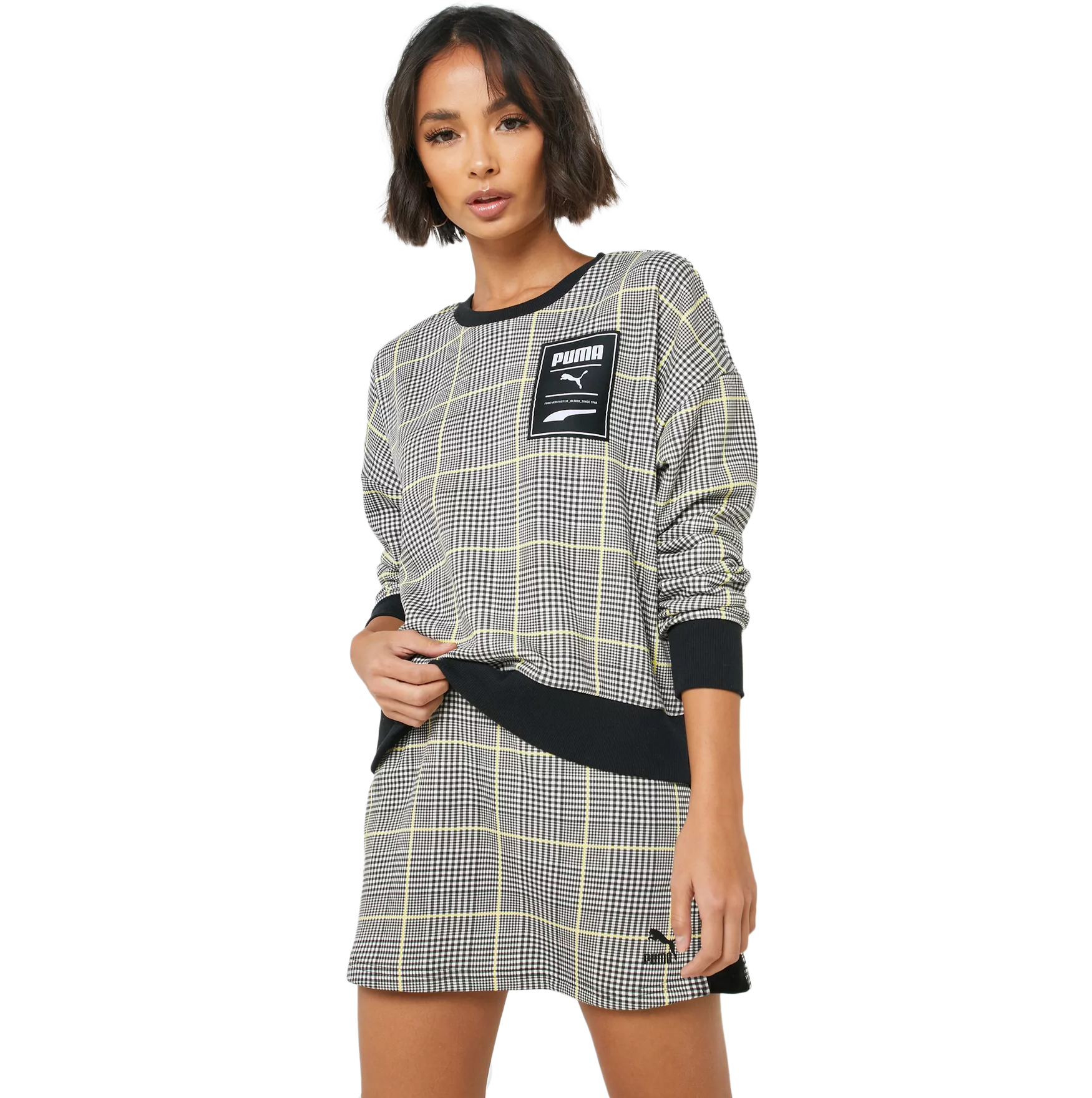 Sudadera Puma Mujer Recheck Crew Gris 59789201