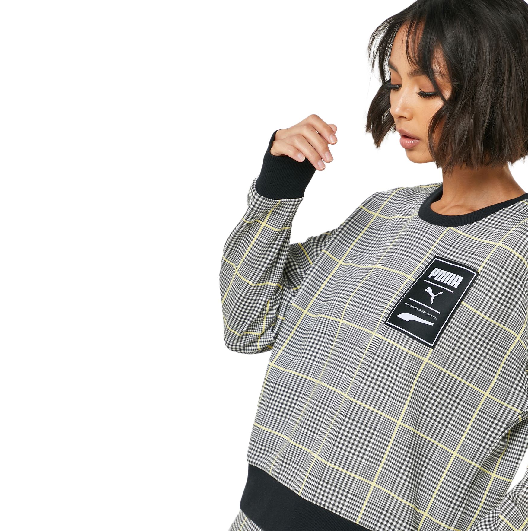 Sudadera Puma Mujer Recheck Crew Gris 59789201