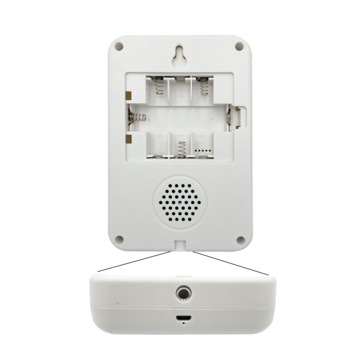 Termometro Digital Infrarrojo De Pared Sin Contacto Con Alarma De Voz