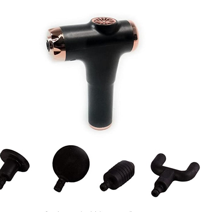 PISTOLA DE MASAJE MUSCULAR ELECTRICO DE 6 VELOCIDADES, IDEAL PARA MÚSCULOS, HOMBROS, CUELLO, ESPALDA