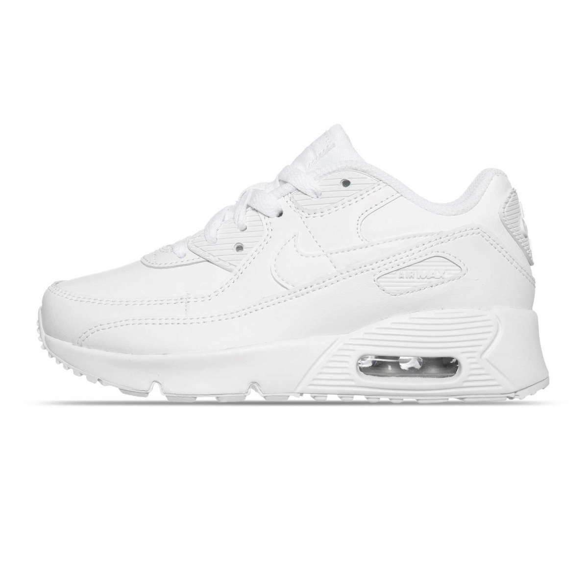 TENIS NIKE AIR MAX 90 PIEL (PS) BLANCOS NIÑO TALLA #20