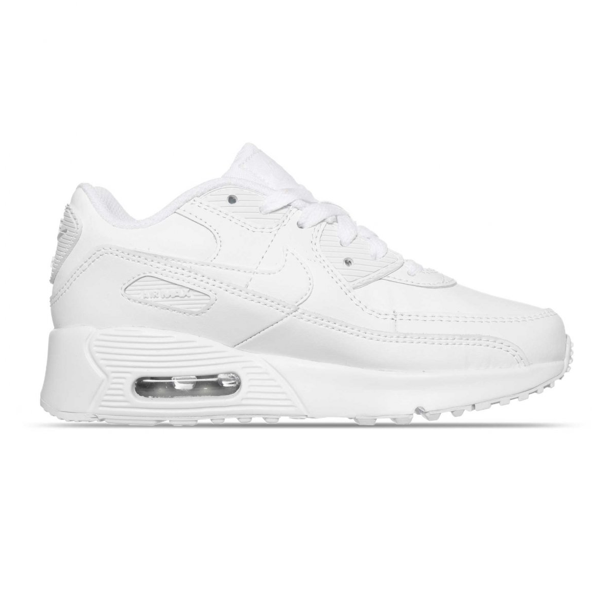 TENIS NIKE AIR MAX 90 PIEL (PS) BLANCOS NIÑO TALLA #20