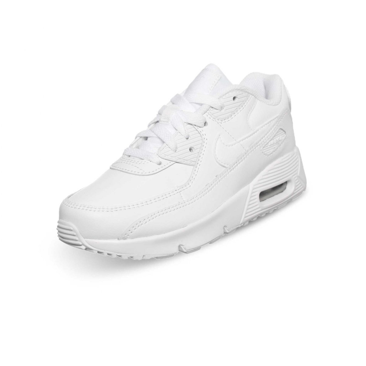 TENIS NIKE AIR MAX 90 PIEL (PS) BLANCOS NIÑO TALLA #20