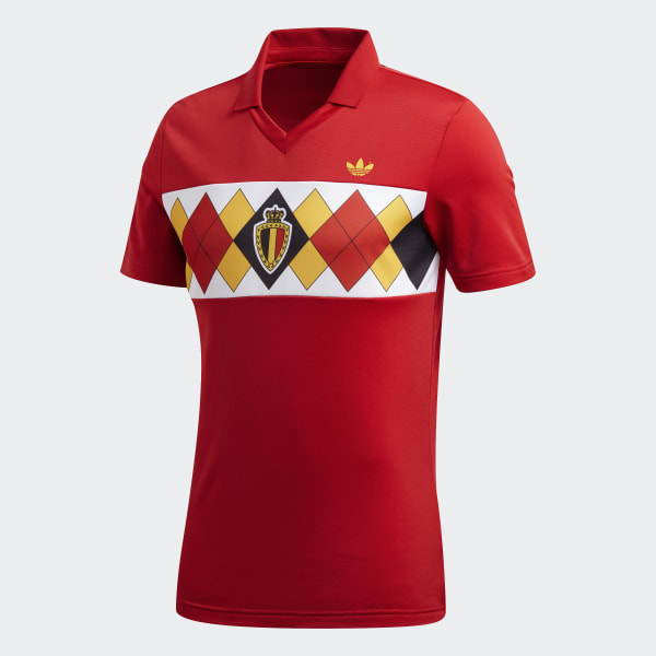 Jersey Adidas Originals de la Seleccion de Belgica Retro 