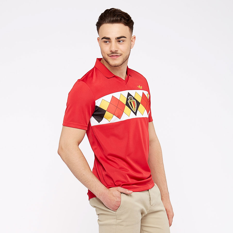 Jersey Adidas Originals de la Seleccion de Belgica Retro 