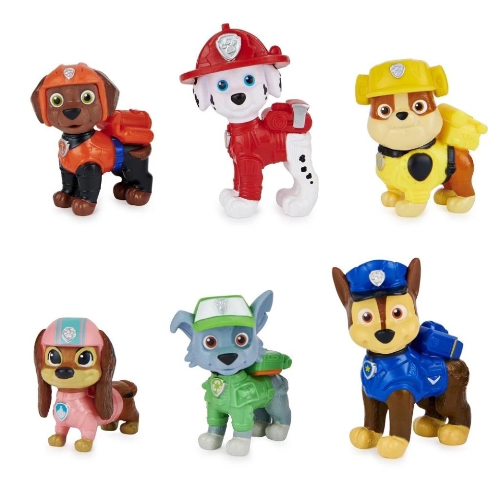 Paw Patrol  figuras 6 piezas Pelicula  