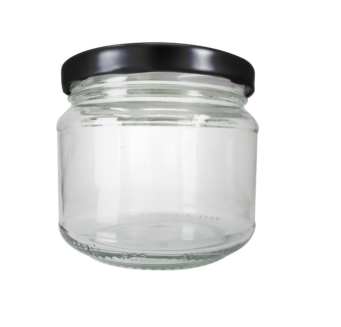 Frasco De Vidrio 12 Oz 350 Ml 50 Pz Tapa Metálica