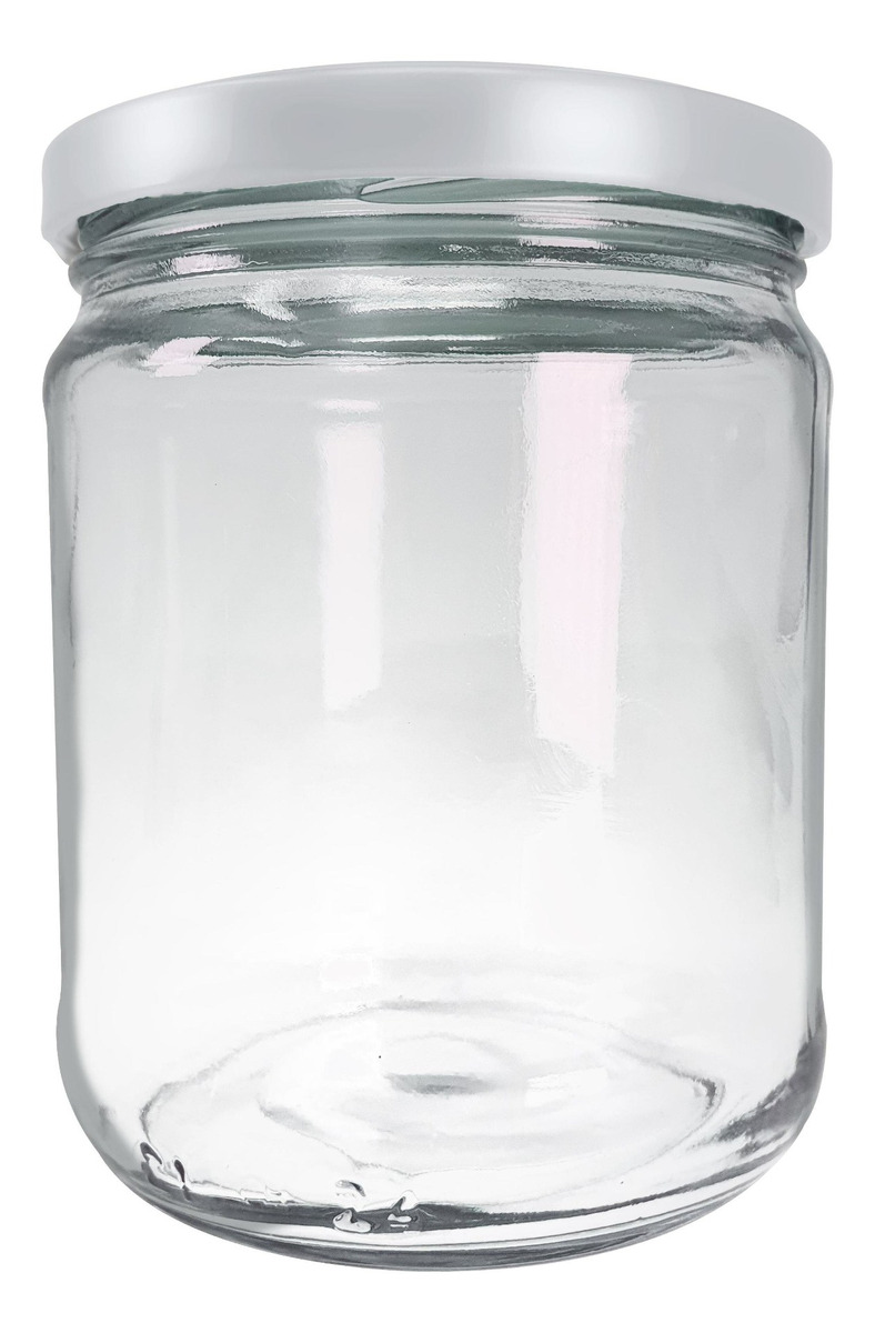 Frasco De Vidrio 16 Oz 470 Ml 12 Pz Recuerdos Dulceros Etc