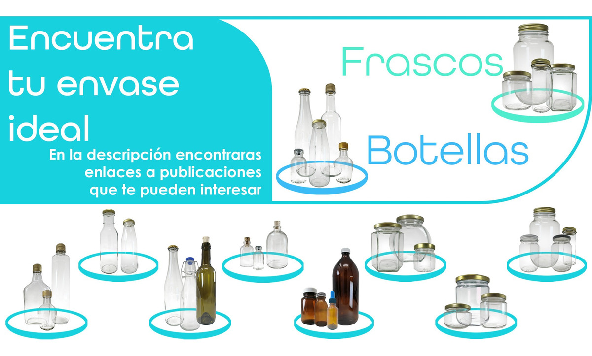 Botella De Vidrio 250 Ml 8.45 Oz 36 Pz Jugo Bebidas Leche