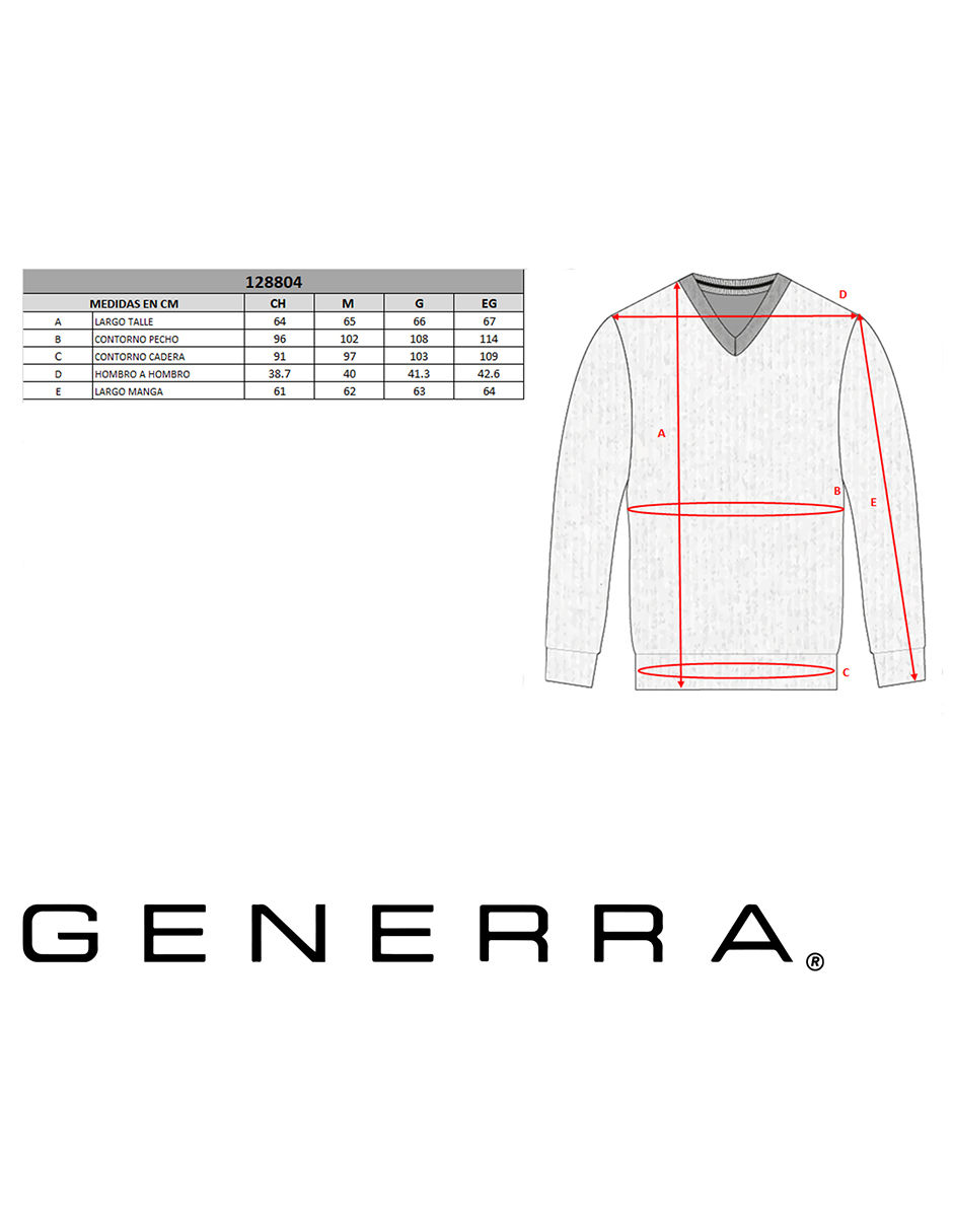 Suéter Casual Para Hombre Generra 128804