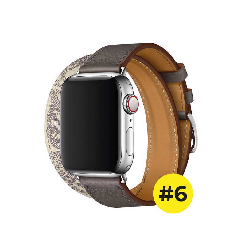 Correa para Apple Watch de Piel Estampada tipo Hermés Series 1,2,3,4,5,6,SE