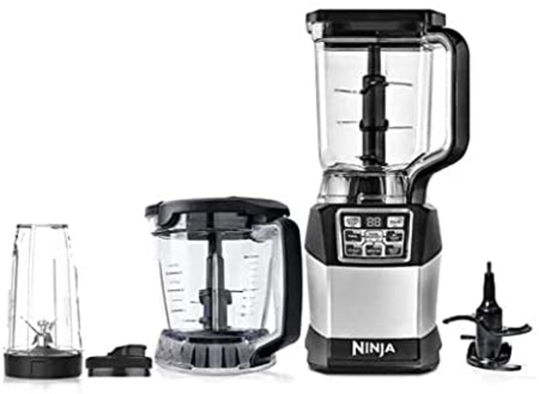 Ninja Licuadora y procesador | BL493 | Sistema De Cocina |Auto-IQ | Smooth Boost | 1200w | Renewed