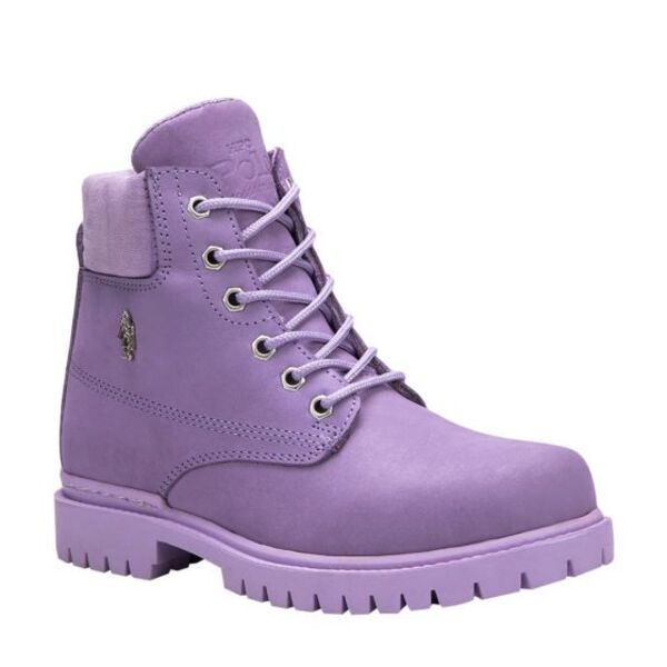 Botas para mujer tipo Hiker marca HPC Polo, color morado 215 1010846
