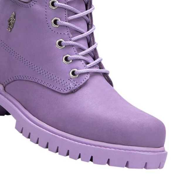 Botas para mujer tipo Hiker marca HPC Polo, color morado 215 1010846