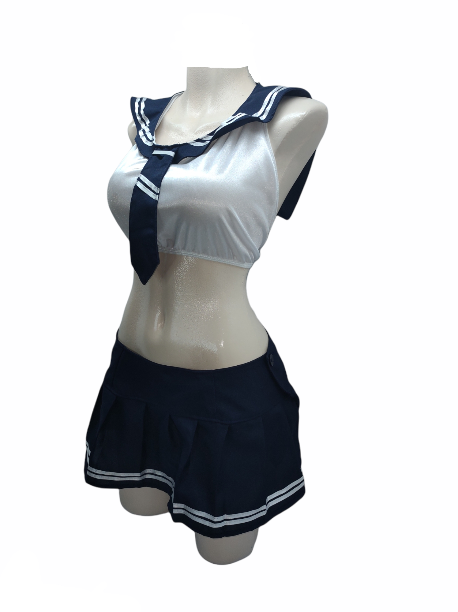 DISFRAZ DE COLEGIALA AZUL 