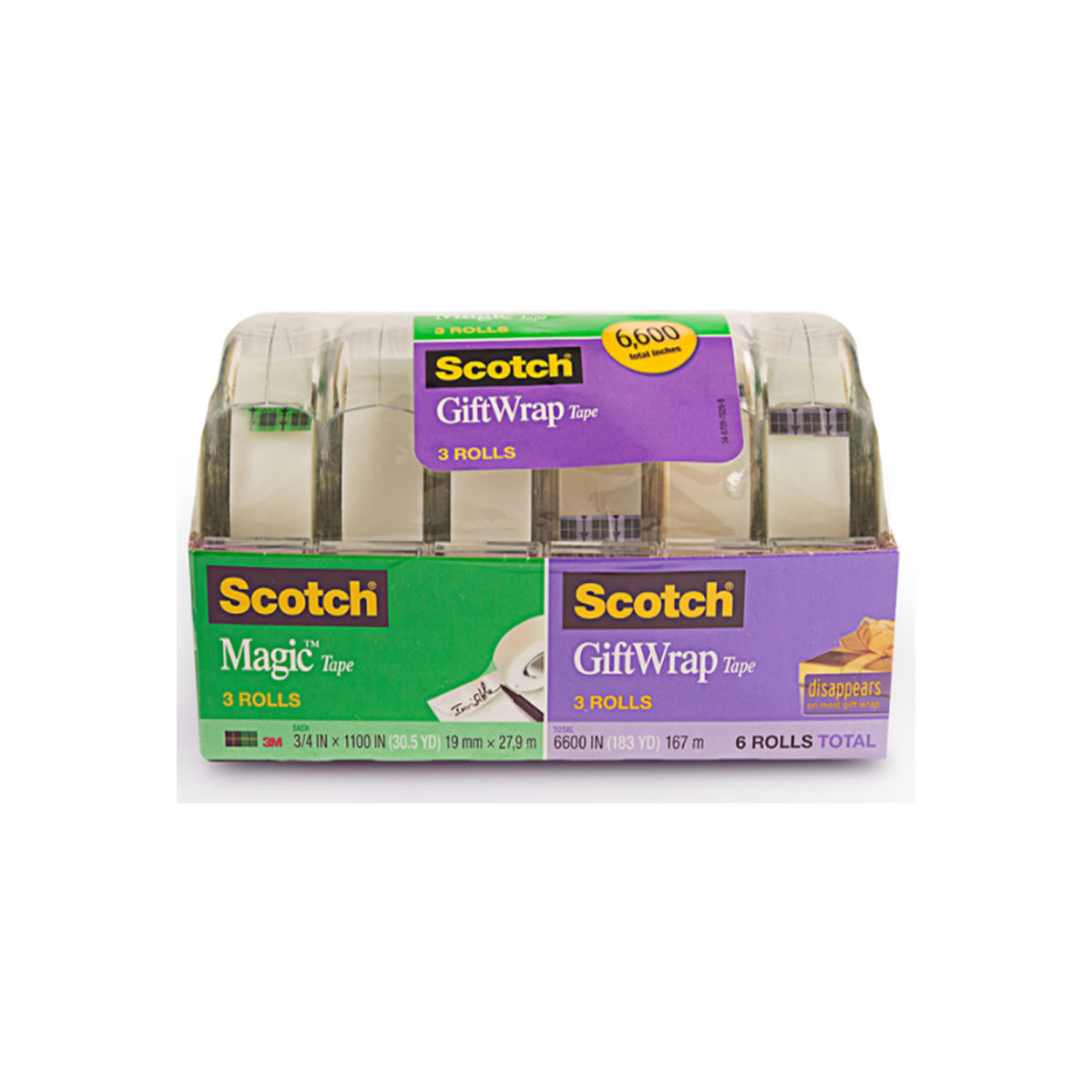 Scotch Cinta Mágica y Envoltura 6 piezas