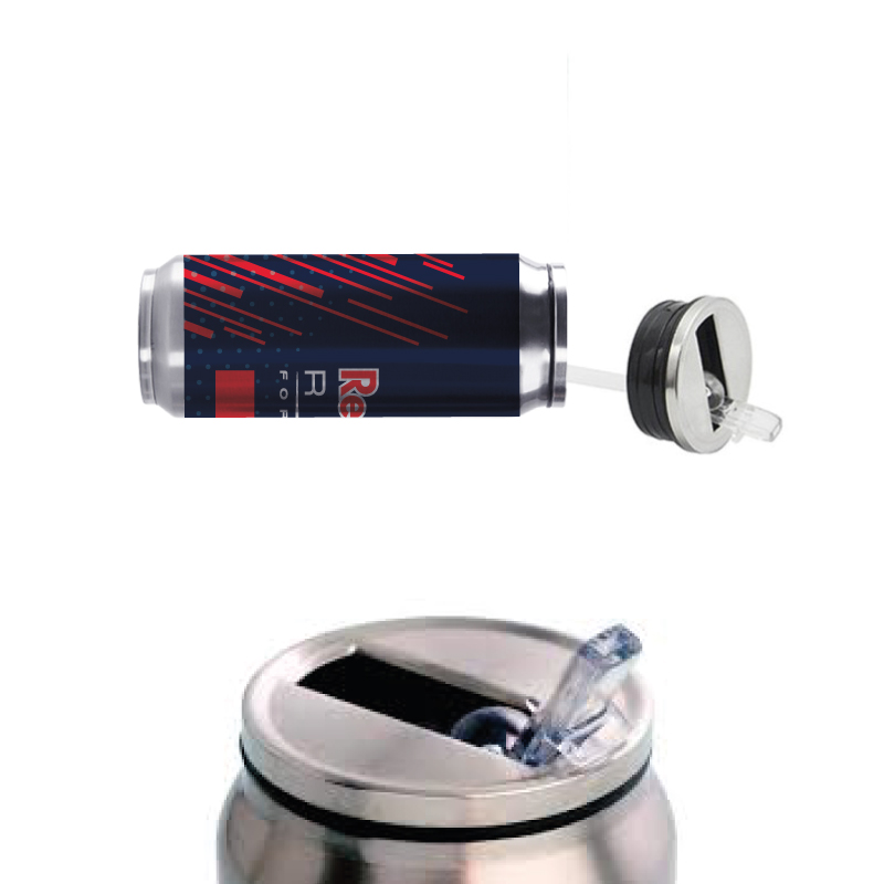 Red Bull, Lata Térmica de Acero Inoxidable, 500 ml, Red Bull