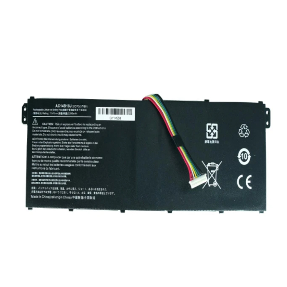 Bateria para Laptop 3 Celdas para Acer Aspire E3111 E3112 E3112M E3721 E5771 E5771G ES1311 ES1511 ES1512 AC14B18J AC14B3K AC14B13J