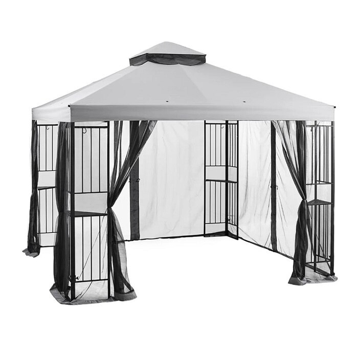 Toldo Carpa Para Jardin con Cortinas y Mosquitero Mainstays 