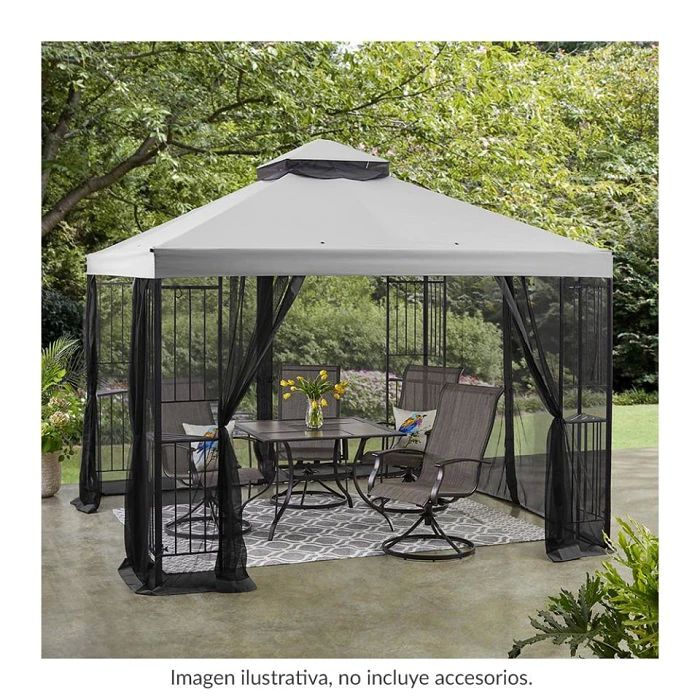 Toldo Carpa Para Jardin con Cortinas y Mosquitero Mainstays 