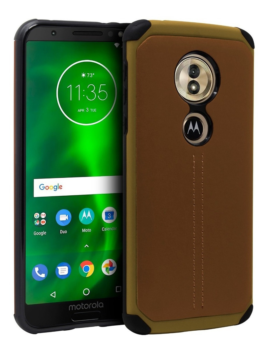 Funda TPU Tipo Piel Para Motorola E5 / Moto G6 Play Xt1944-3 State22