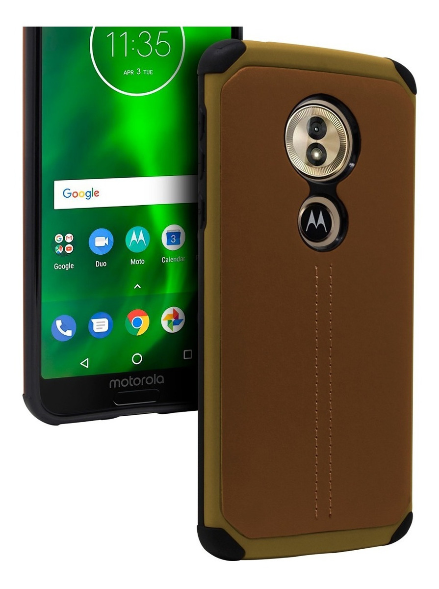 Funda TPU Tipo Piel Para Motorola E5 / Moto G6 Play Xt1944-3 State22
