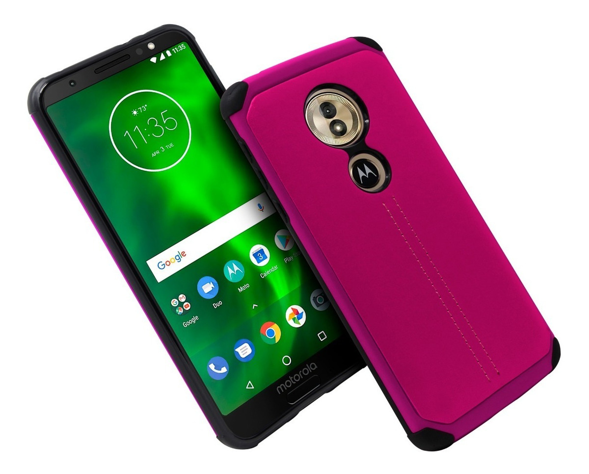 Funda TPU Tipo Piel Para Motorola E5 / Moto G6 Play Xt1944-3 State22