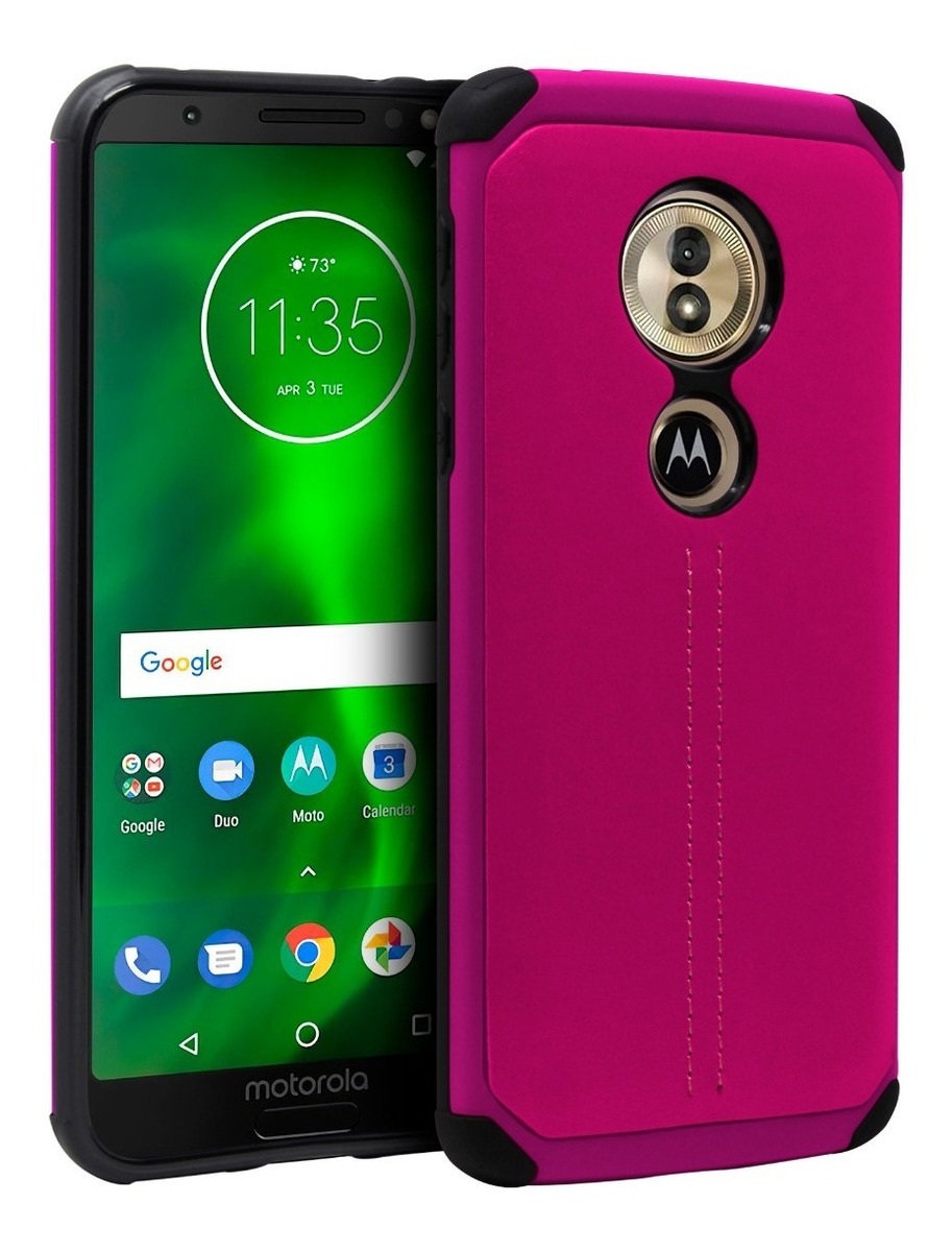 Funda TPU Tipo Piel Para Motorola E5 / Moto G6 Play Xt1944-3 State22